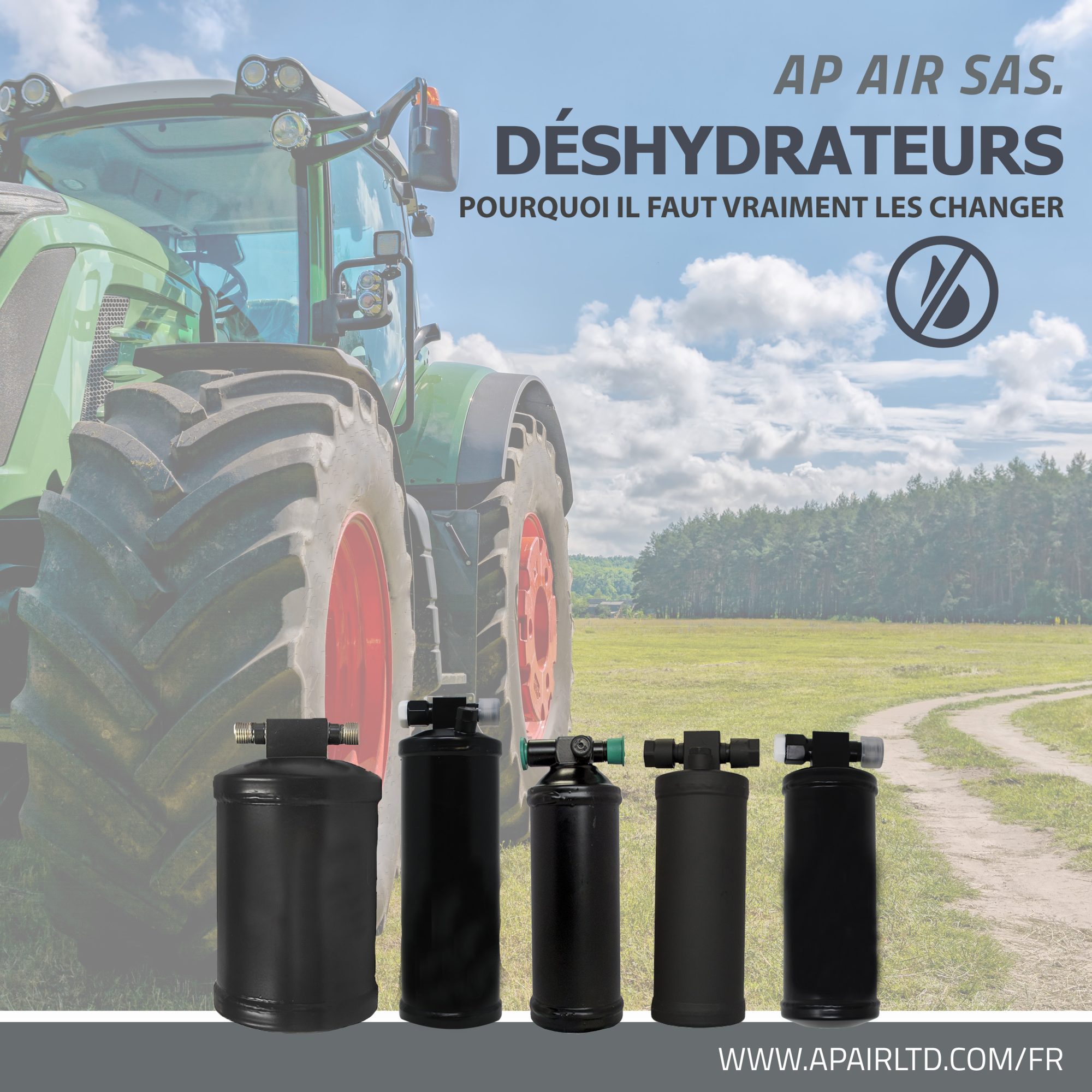 DÉSHYDRATEURS – POURQUOI IL FAUT VRAIMENT LES CHANGER